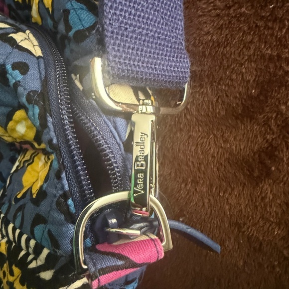 Vera Bradley Grand traveler Bag In Signature Cotton "African Violet" - Picture 4 of 10